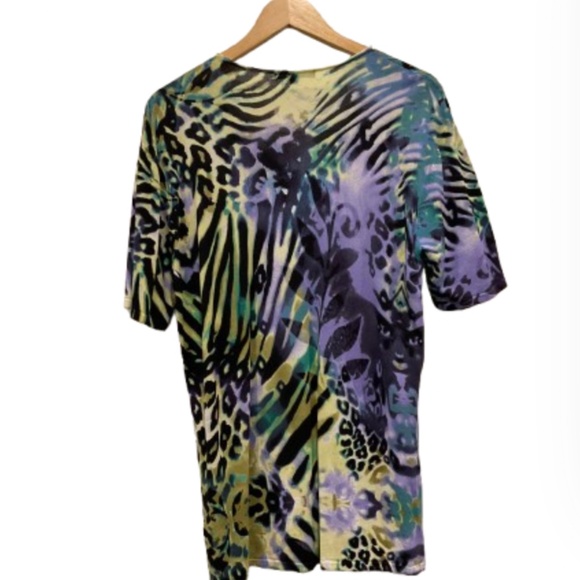 Pierri New York Top Animal Print  Size 2X - Picture 3 of 9